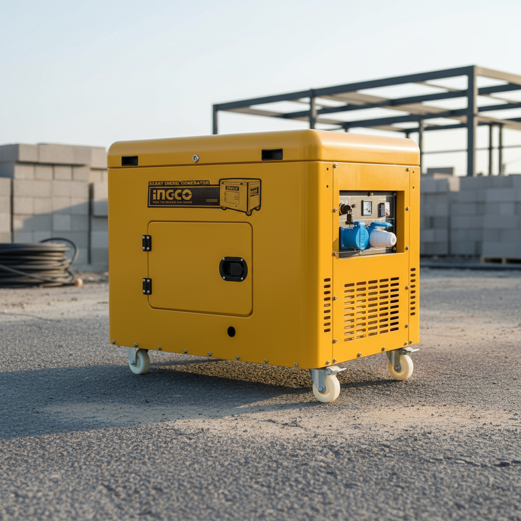 Generador 8.0 Kw Diesel Silencioso 8kw 13hp Ingco Gse80001 - Imagen 4