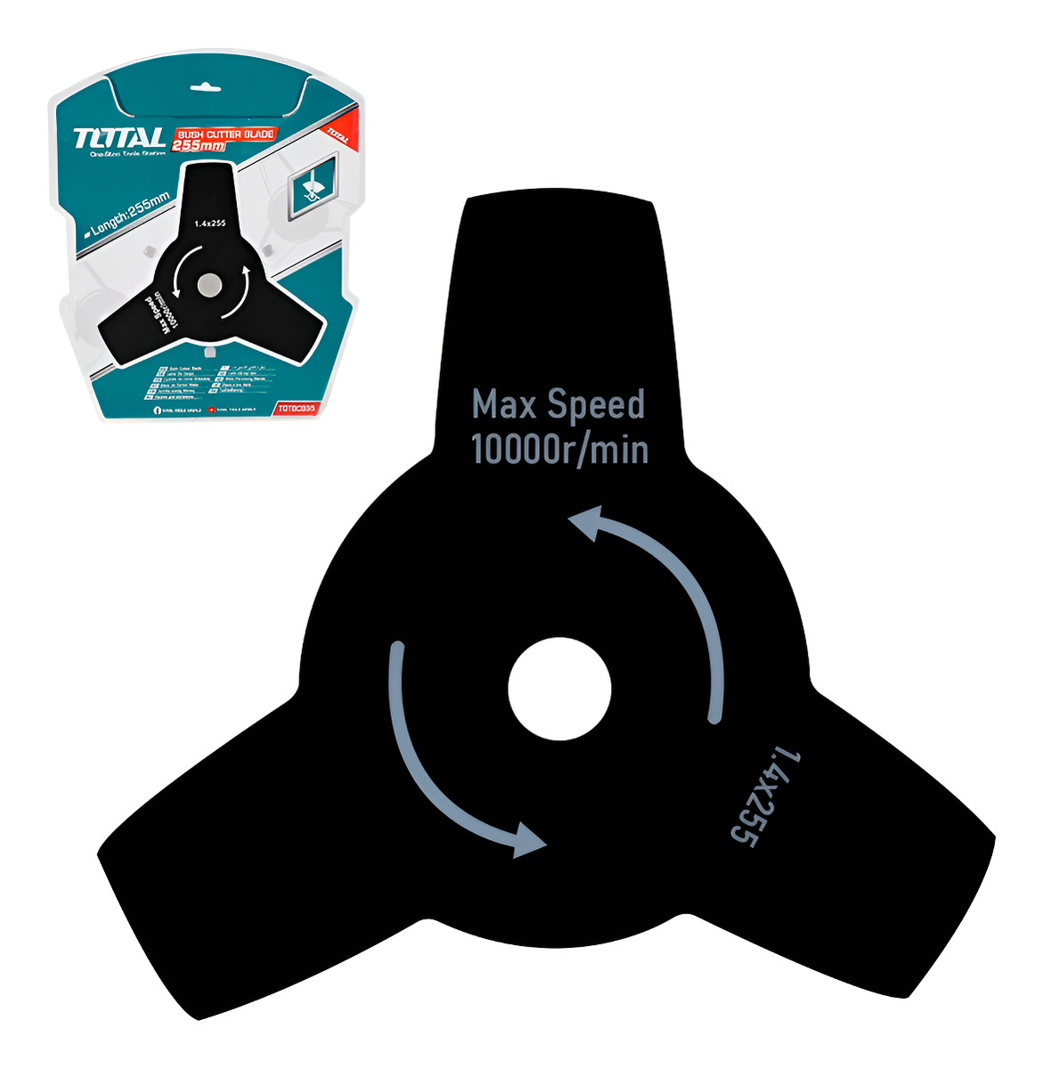 Disco Corte Para Desmalezadora 3 Puntas Total Tgtbcb95