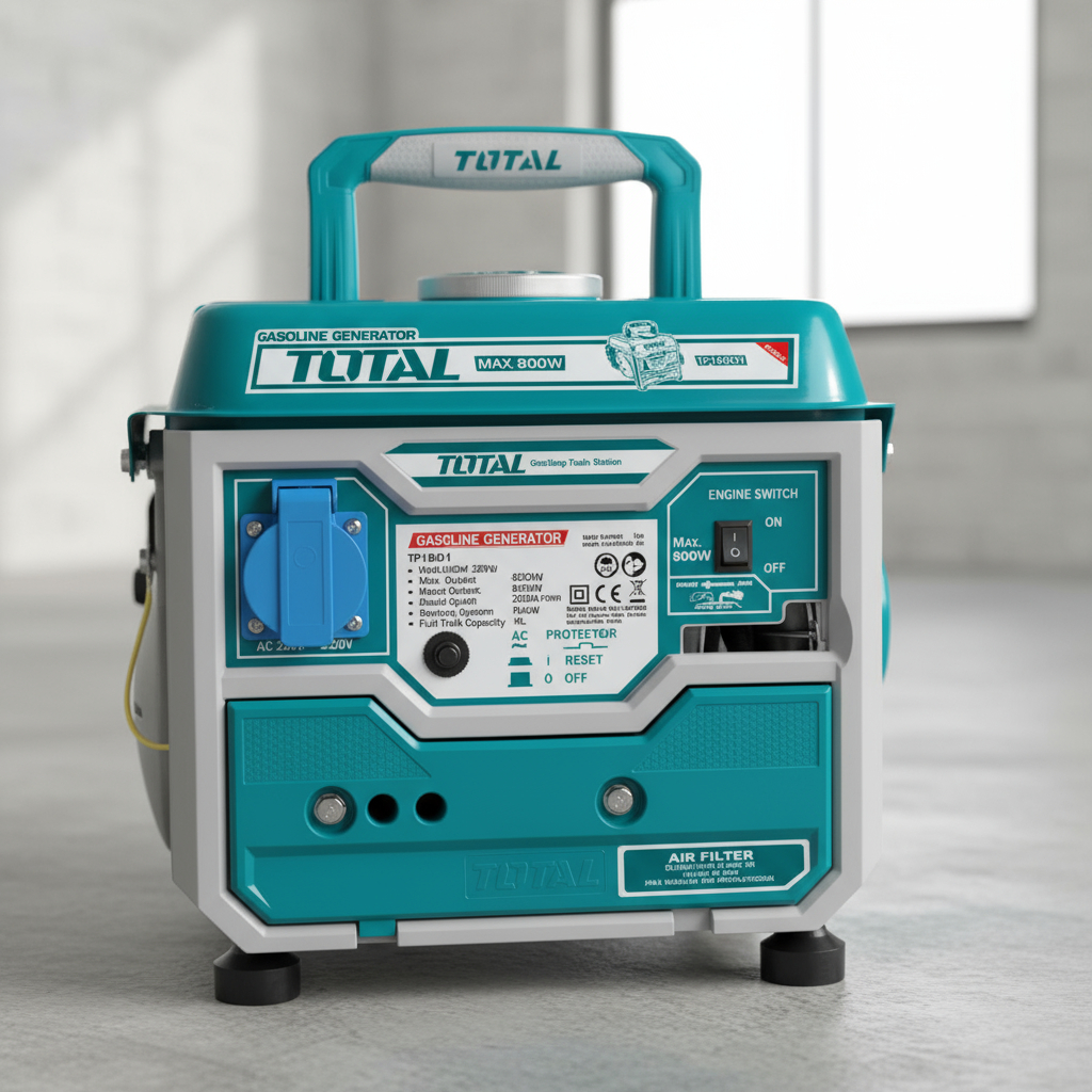 Generador Nafta 800w Camping Total 2t Tanque 4l Tp18001 - Imagen 6