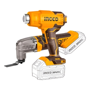 Kit 20v Pistola Calor Multifun Ingco C/bat Y Car En Maetin