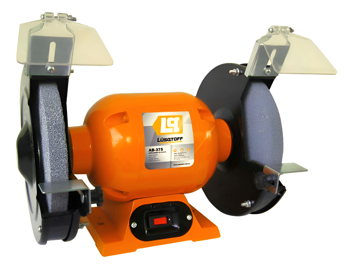 Amoladora De Banco 375w Lusqtoff Ab-375