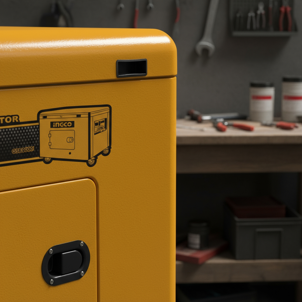 Generador 8.0 Kw Diesel Silencioso 8kw 13hp Ingco Gse80001 - Imagen 6