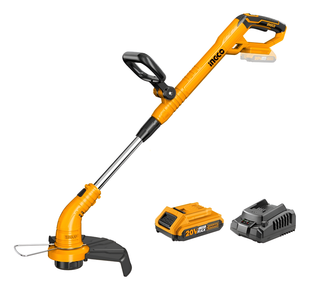 Bordeadora 20v C 1 Bat Y Cargador Ingco Cgtli20301