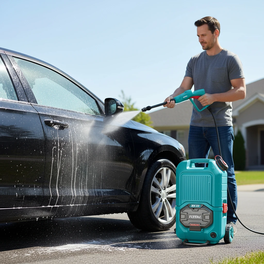 Hidrolavadora A Bateria 40v Total 80bar Motor Brushless - Imagen 5