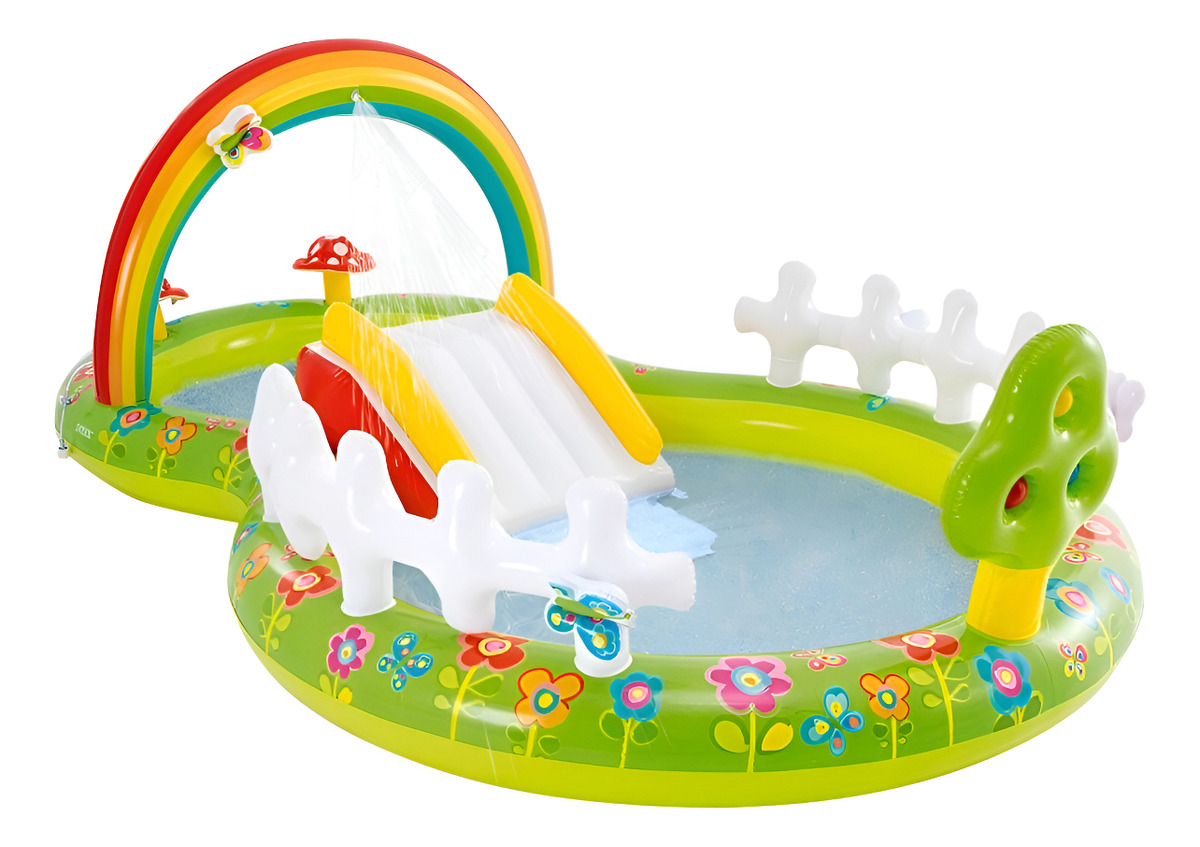 Piscina Inflable Centro De Juegos Con Rociador Intex 57154 - Imagen 2