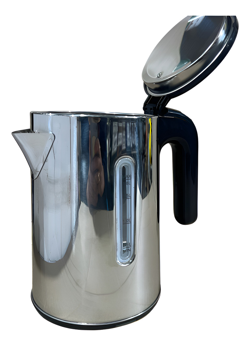 Jarra Tetera Eléctrica Metal Acero Inoxidable 1.8l 1500w
