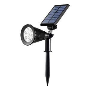 Spot Led Solar Exterior Luz Calida Foco Direccionable 1.5w