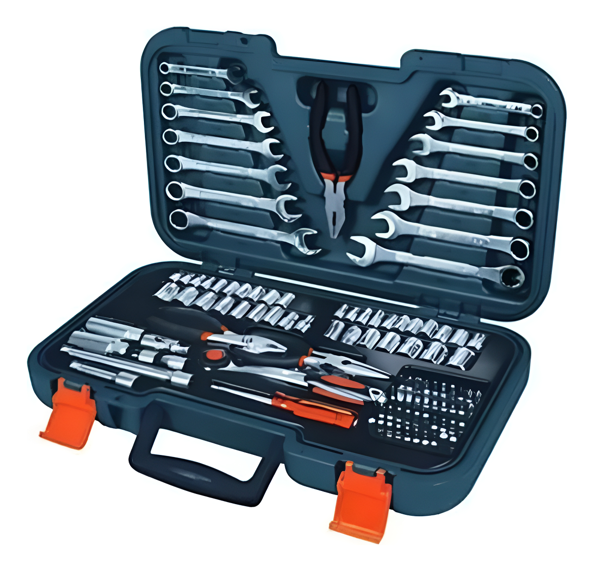 Juego Alicates, Llaves Y Dados Truper Set-124 - 124 Piezas