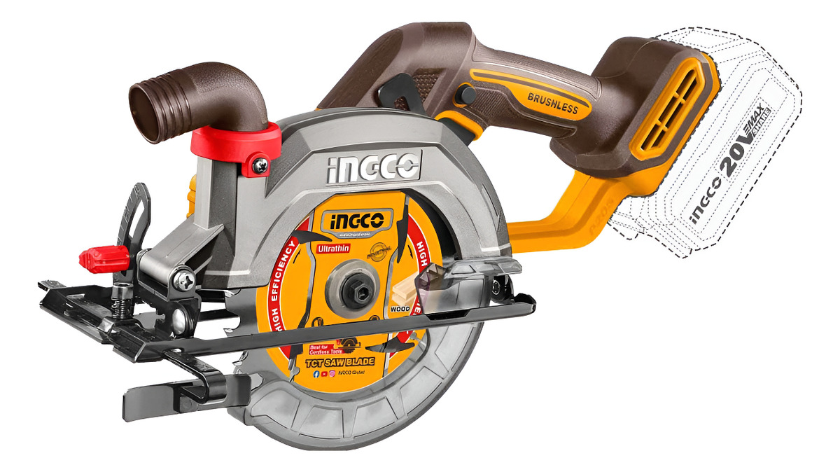 Sierra Circular 20v 140mm Brushless Ingco Csli1402 Sin Bat.