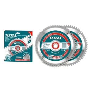 Set De 2 Discos Corte Madera Total Para Sierra Circular, 7.1