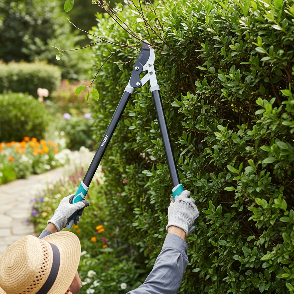 Tijera Poda Mango Largo Cerco 76cm Total Tht1527401 Prof - Imagen 4