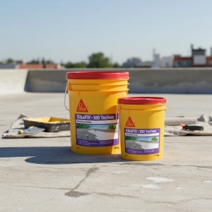 Membrana Líquida Sikafill 100 Techos 20+4kg Color E-gratis