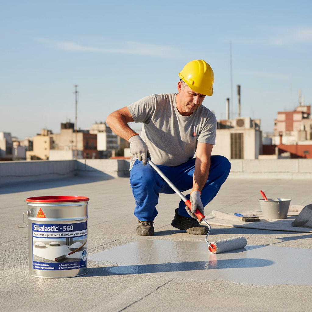 Membrana Liquida Sikalastic 560 Impermeabilizante 20kg Sika
