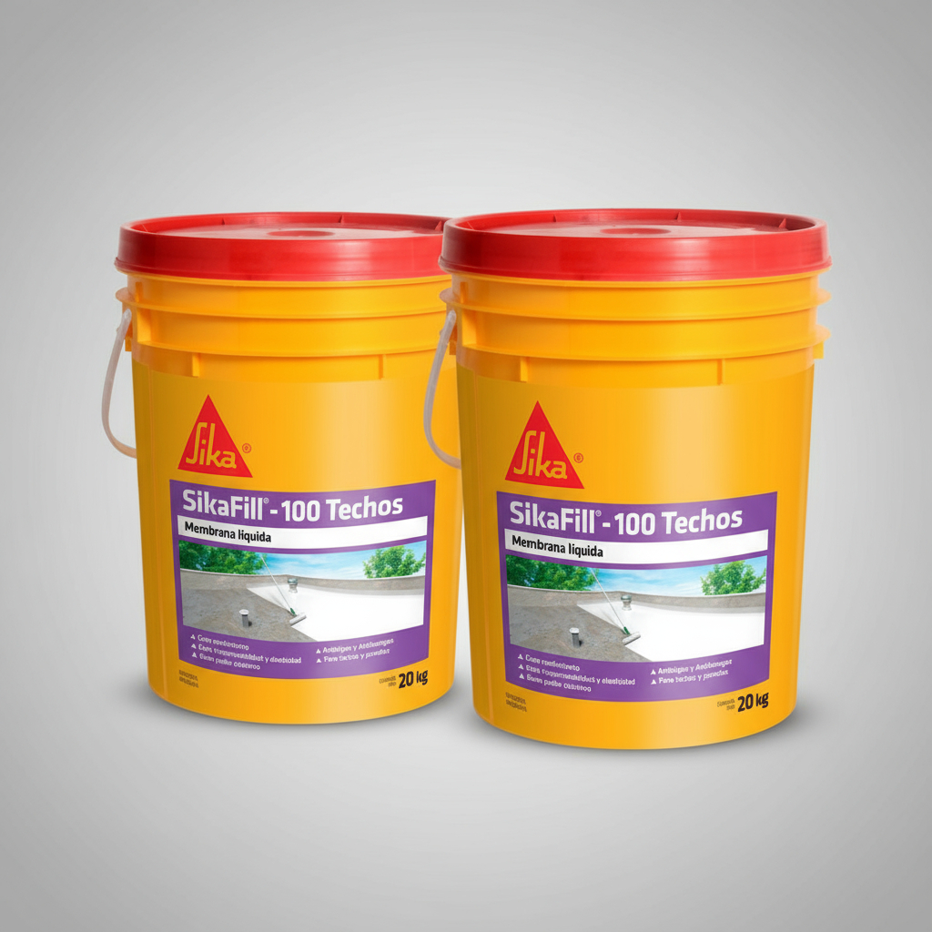 Membrana Líquida Sikafill - 100 Techos 20+20 Kg Colores - Imagen 4