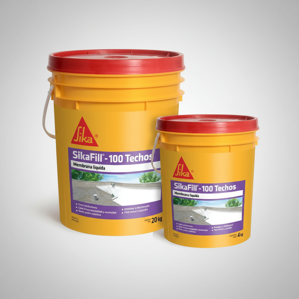 Membrana Líquida Sikafill 100 Techos 20+4kg Color E-gratis - Imagen 13