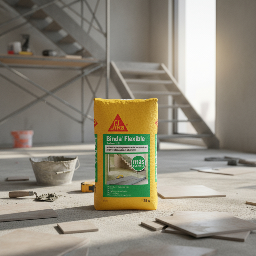 Sika Bindafix Flexible Adhesivo Para Cerámica 25 Kg Elsue - Imagen 3