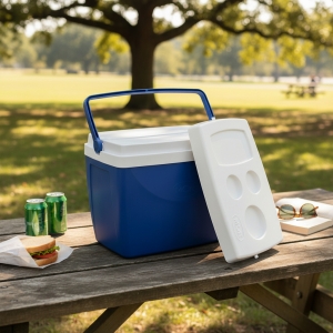 Conservadora Termica Mor Playera De 34lts Azul Elsue Oferta