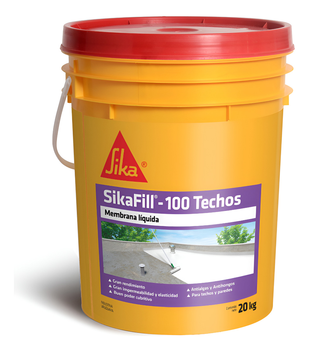 Membrana Líquida Sika Sikafill - 100 Techos 20kg Colores - Imagen 3