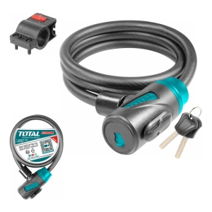 Candado Para Bicicleta 12x1000mm Con Cerradura Total