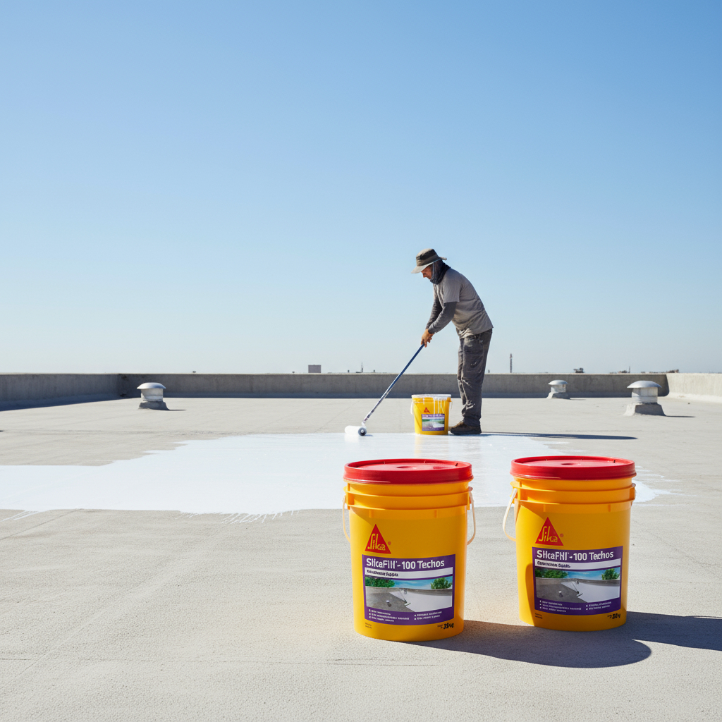 Membrana Líquida Sikafill - 100 Techos 20+20 Kg Colores - Imagen 13