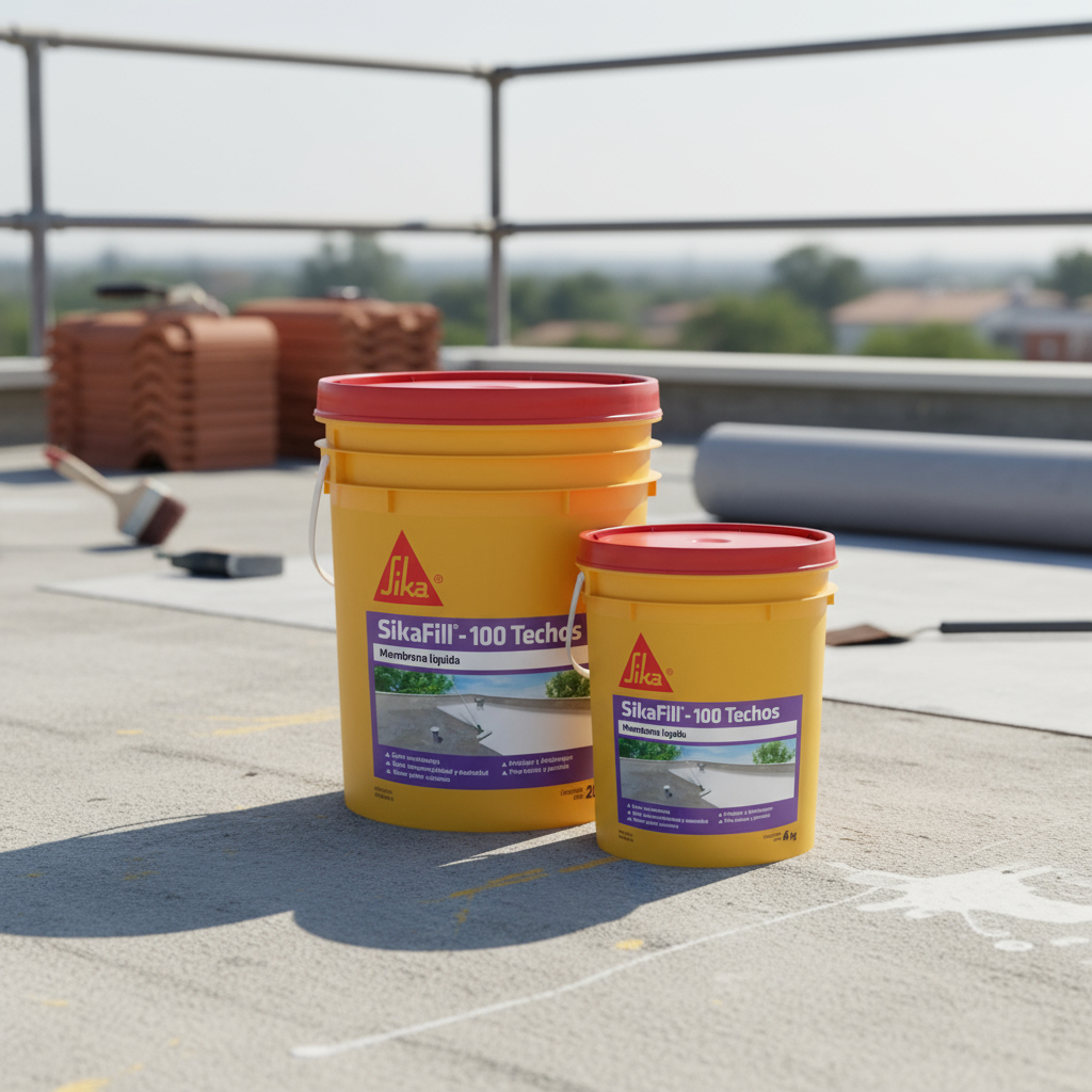 Membrana Líquida Sikafill 100 Techos 20+4kg Color E-gratis - Imagen 11