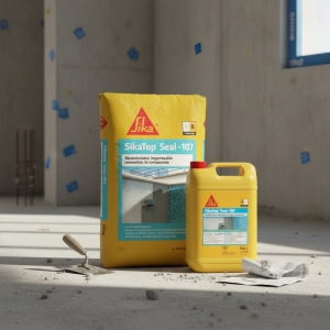 Sika Top Seal 107 Revestimiento Impermeable X 25kg A+b