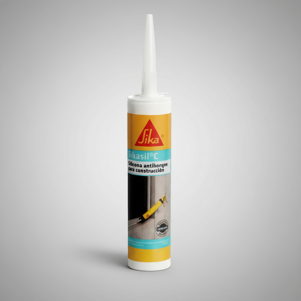 Silicona Neutra Sikasil C 300ml Blanco, Negro, Transparente