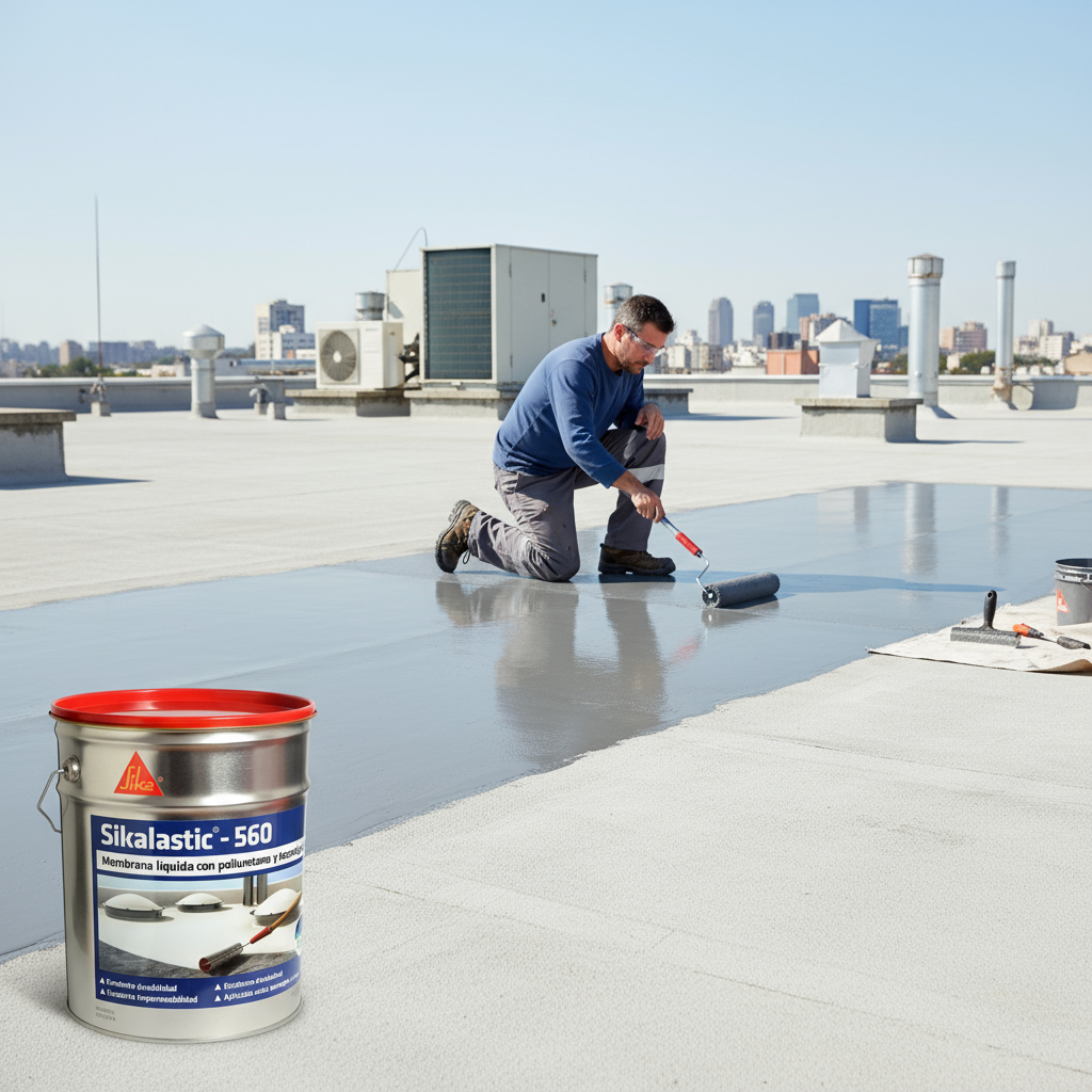 Sikalastic 560 Membrana Liquida Con Poliuretano 20 Kgs. - Imagen 11