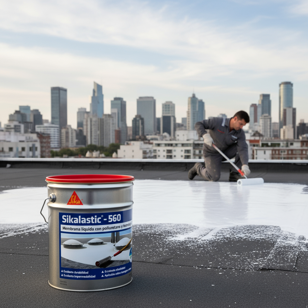 Sikalastic 560 Membrana Liquida Con Poliuretano 20 Kgs.