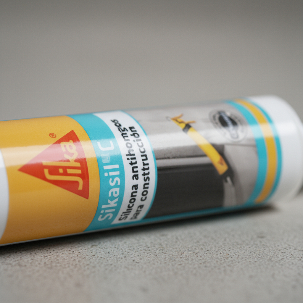 Silicona Neutra Sikasil C 300ml Blanco, Negro, Transparente - Imagen 4