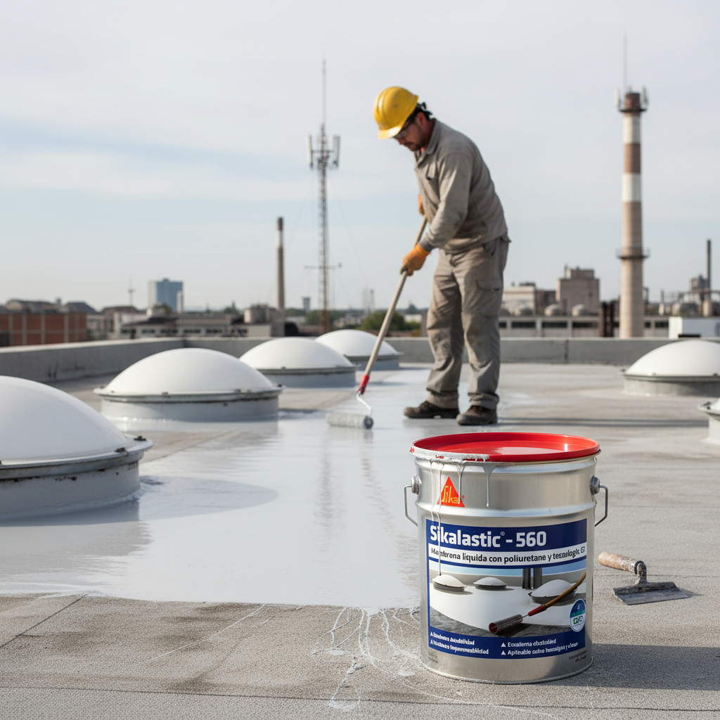 Membrana Liquida Sikalastic 560 Impermeabilizante 20kg Sika - Imagen 5