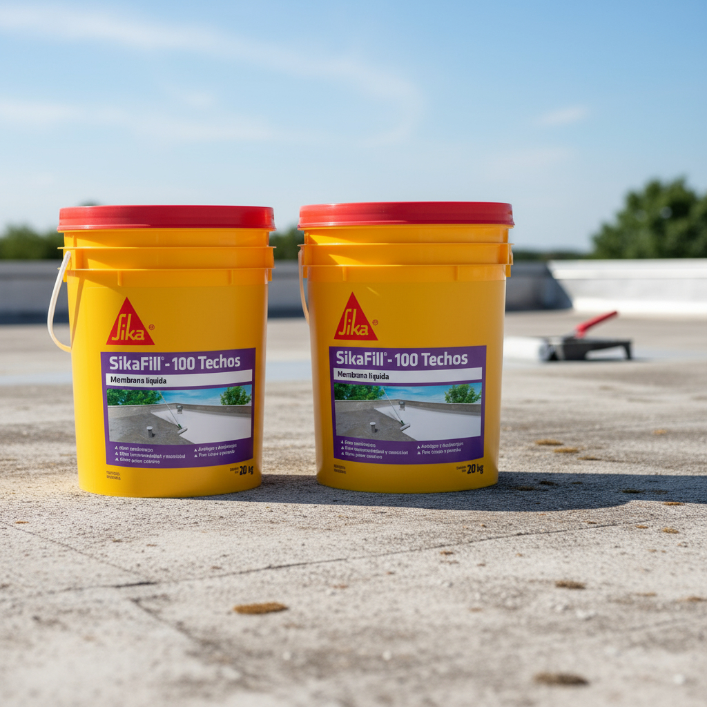 Membrana Líquida Sikafill - 100 Techos 20+20 Kg Colores - Imagen 11