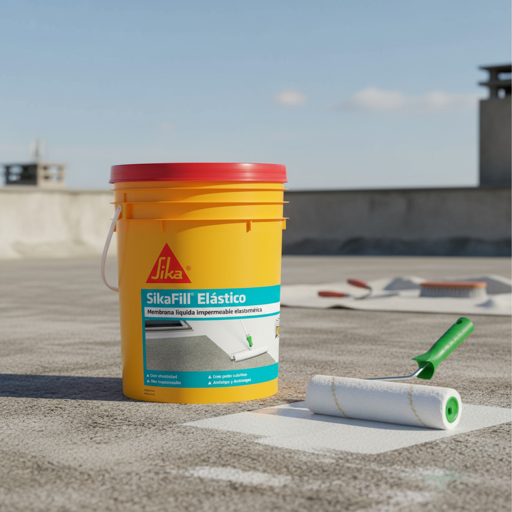 Membrana Liquida 20 Kg Pintura Sikafill Elastico Sika - Imagen 5