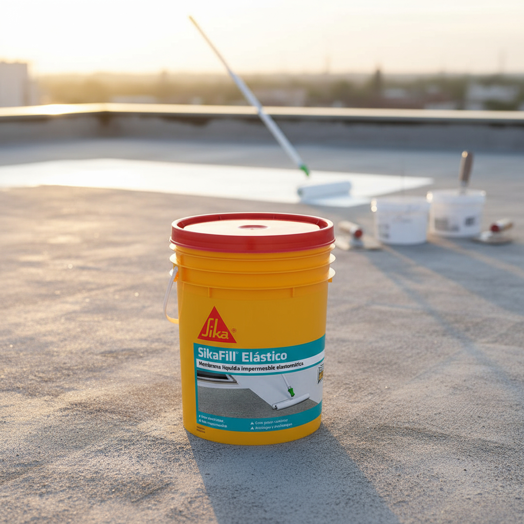 Membrana Liquida 20 Kg Pintura Sikafill Elastico Sika - Imagen 3