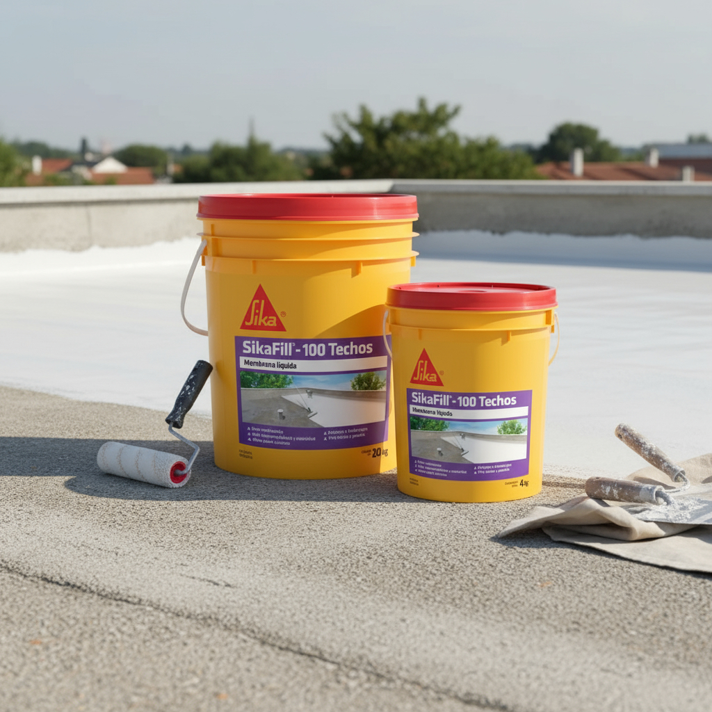 Membrana Líquida Sikafill 100 Techos 20+4kg Color E-gratis - Imagen 5