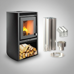 Calefactor A Leña Metávila 680 Gf Hogar 58 M2