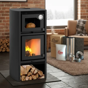 Calefactor Horno Doble Combustion Metavila Lyon + Kit Techo