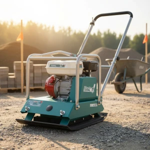 Plancha Compactadora Vibradora Nafta 90kg 6.5hp Total