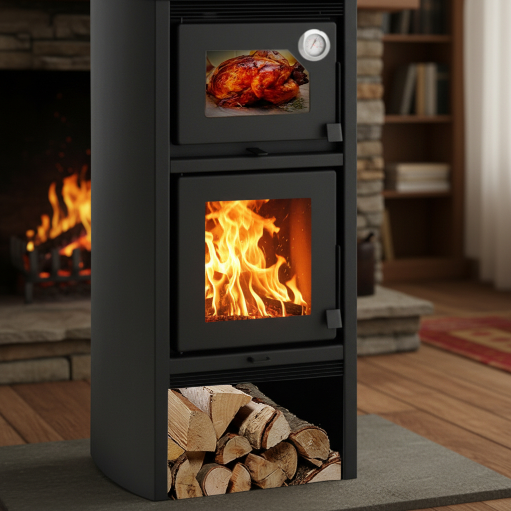 Calefactor Horno Doble Combustion Metavila Lyon 110mt2 Elsue - Imagen 5