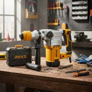 Rotomartillo Ingco Industrial Rh150038 + Accesorios Cinceles