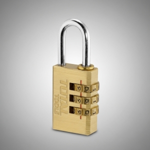 Candado De Bronce 30mm Con Combinacion Total Tbck37303