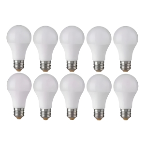 Pack Set X 10 Lámpara Foco Led 12w 6500k Luz Fría E27 Bulbo