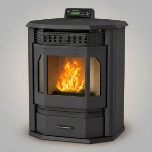 Estufa Calefactor A Pellet Esquinero 13kw Warm 130mt2