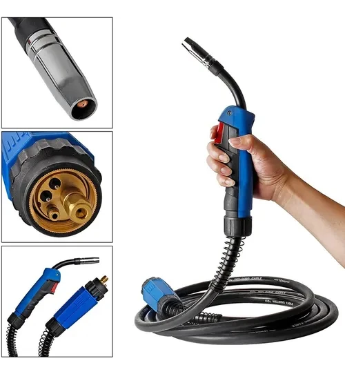 Torcha Mig 2.9m Para Soldadora Mig Mag 200 Amp Euroconector