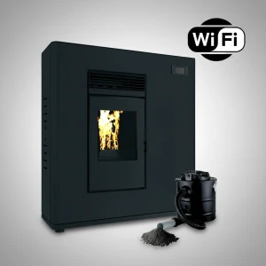 Calefactor Estufa Pellet Canalizable 11kw 120m2 Warm + Otros