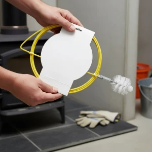 Cepillo Deshollinador Para Estufas A Pellets Caño 80mm 3met