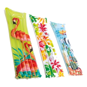 Colchoneta Inflable Floral 183 X 69 Cm Intex 59720