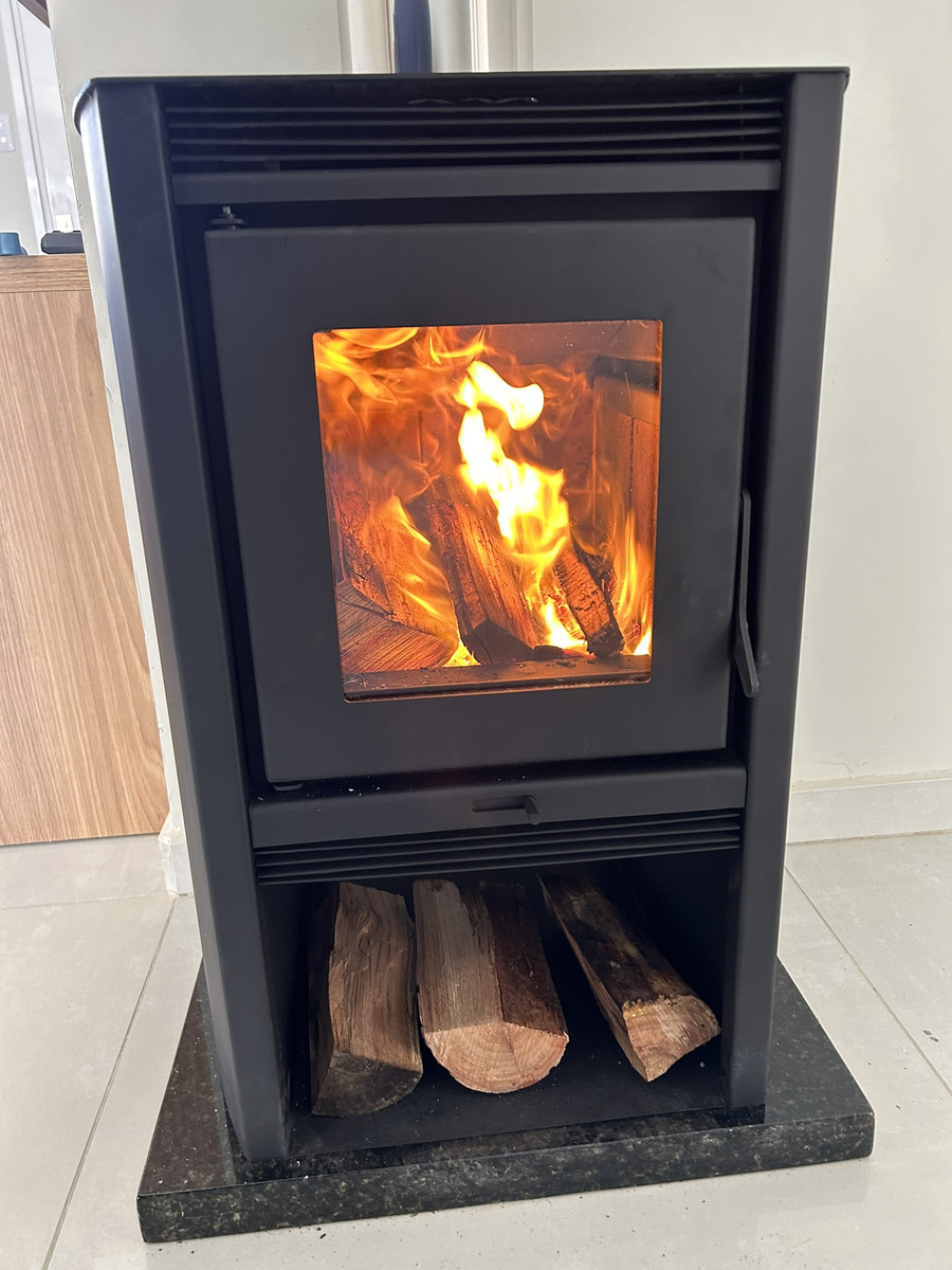 Calefactor Leña Doble Combustion Metavila 52mt2 C/kit Techo - Imagen 8