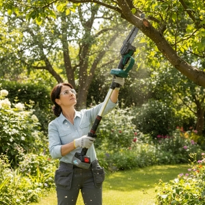 Motosierra De Altura Telescopica 21v + Brazo Extensible 2.20