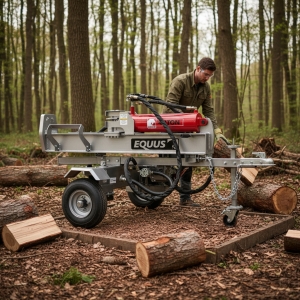 Rajadora De Leña Horizontal Y Vertical Equus 45 Ton 15hp